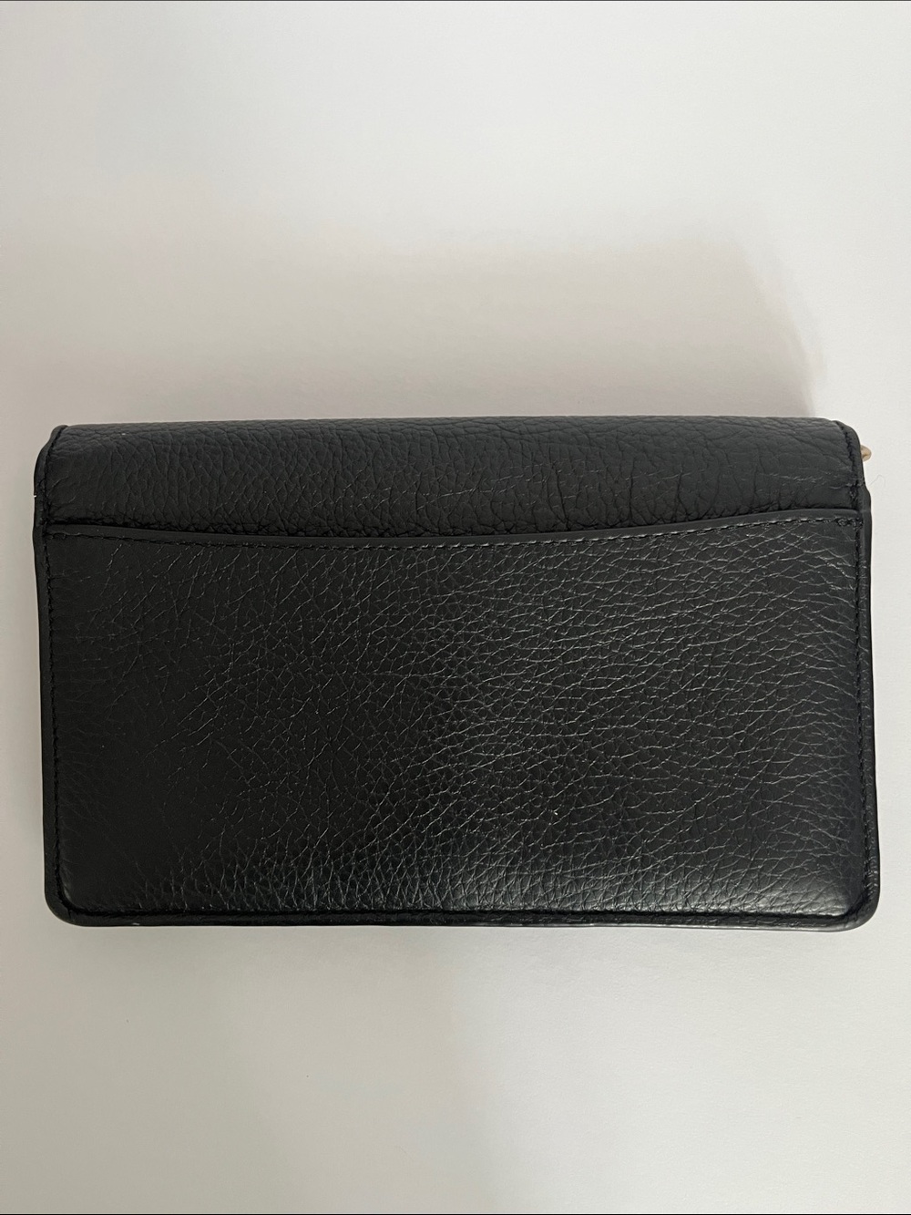 Coach Black Pebble Leather Continental Wallet with Embossed Carriage - Picture 5 of 9